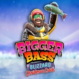 Bigger Bass Blizzard Christmas Catch slot logo by Pragmatic Play at Gambloria Casino