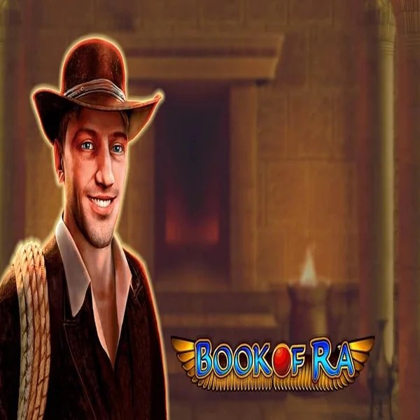 Book of Ra slot icon by Greentube, available at Gambloria Casino