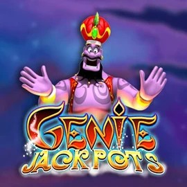Genie Jackpots online game logo by Blueprint Gaming on ggambloria.com