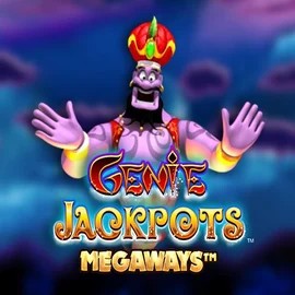 Genie Jackpots Megaways logo by Blueprint Gaming at Gambloria Casino