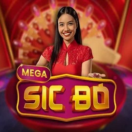 Mega Sic Bo logo by Pragmatic Play at Gambloria Casino