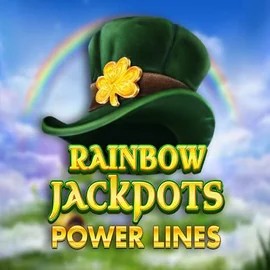 Jackpots logo of Rainbow Jackpots Power Lines from Red Tiger Gaming at Gambloria Casino