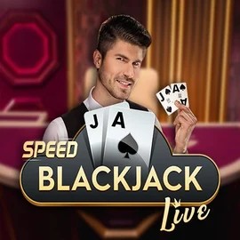 Official Live Casino logo: Speed Blackjack by Pragmatic Play at Gambloria Casino