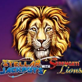 Stellar Jackpots with Serengeti Lions logo – Jackpots by Lightning Box Game at Gambloria Casino